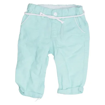 Pantalon (Turquoise) de L.O.G.G by H&M Coton, Lin
