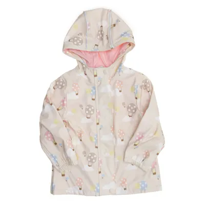 Regnjacka (Beige, Flerfärgad) från Topolino Polyester, Polyuretan, Bomull