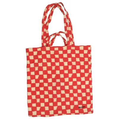 Canvas tas (Rood, Beige, Meerkleurig) van ByOn