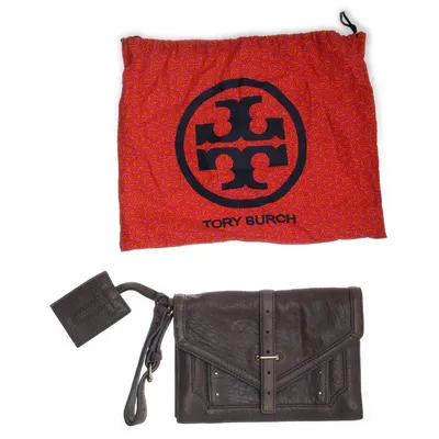 Kuverttaske (Brun) fra Tory Burch Læder