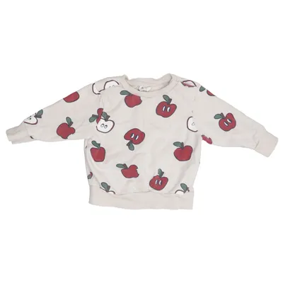 Sweatshirt (Beige, Rød, Grøn) fra Little Me Bomuld