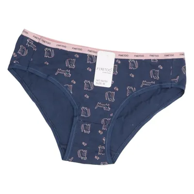 Culotte (Bleu, Rose) de Fine Too Coton, Élasthane