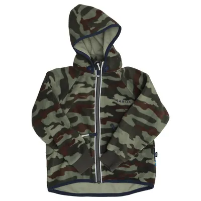 Fleecejacke (Grün, Braun, Schwarz) von Geggamoja Baumwolle, Polyester