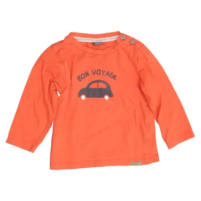 Långärmad t-shirt (Orange) från Babyface Bomull, Elastan