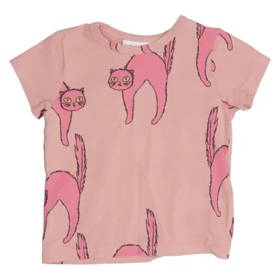 T-shirt (Rose, Multicolore) de Mini Rodini Coton, Élasthane
