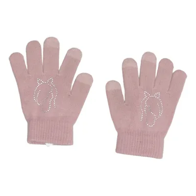 Gants (Rose) Acrylique, Élasthane