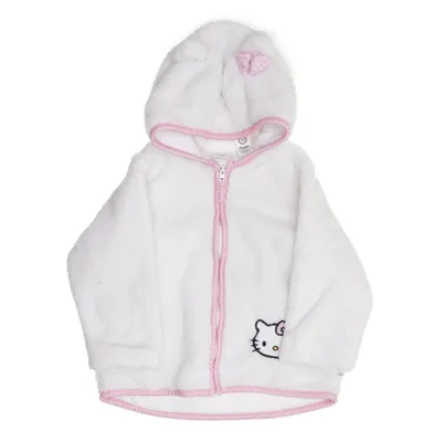 Fleece jas (Wit, Roze) van H&M x Hello Kitty Katoen, Polyester