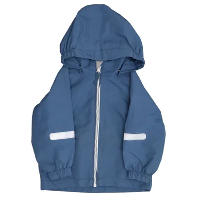 Regnjakke (Blå) fra Polarn O. Pyret Genanvendt polyester