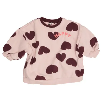 Sweatshirt (Pink, Brun) fra Next Bomuld, Genanvendt polyester