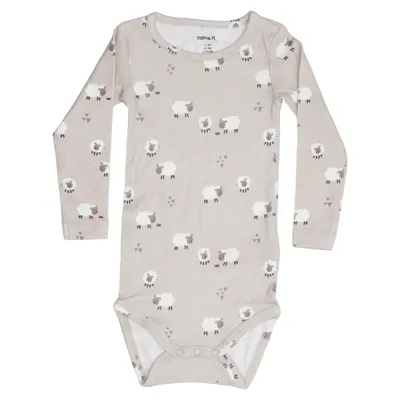 Romper (Beige, Wit) van Name It Elastaan, Lyocell, Organisch katoen