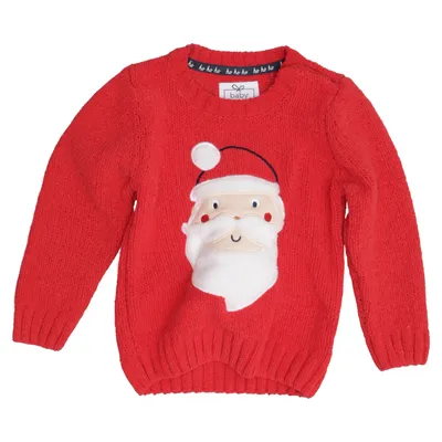 Kersttrui (Rood, Wit) van Baby Club by C&A Polyester