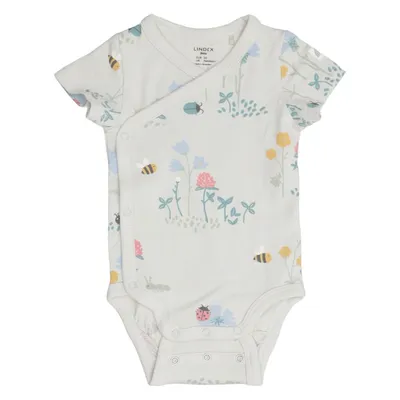Body (Vert, Multicolore) de Lindex Baby Coton, Élasthane