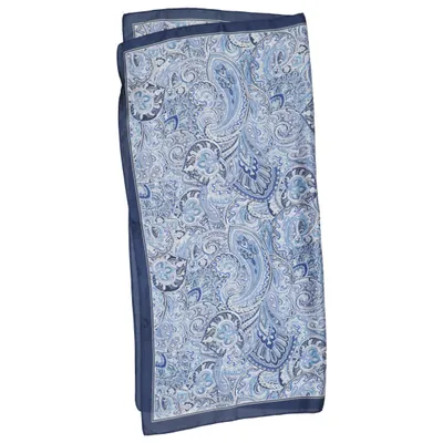 Handkerchief (Blue, White) Polyester