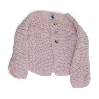 Kofta (Rosa) från Petit Bateau Bomull, Ull