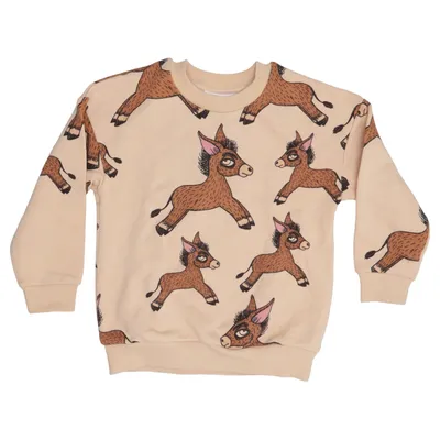 Sweatshirt (Beige, Multicolored) from Mini Rodini Organic cotton