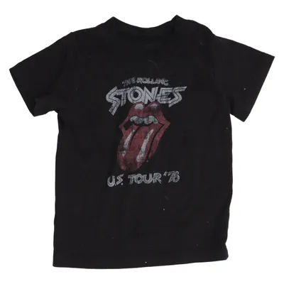 T-shirt (Black) from The Rolling Stones Cotton, Polyester