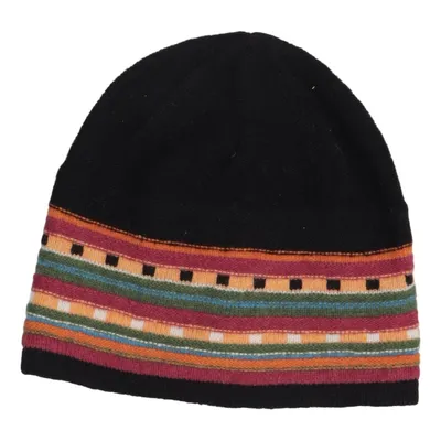 Beaniehue (Sort, Flerfarvet) fra Skhoop Uld