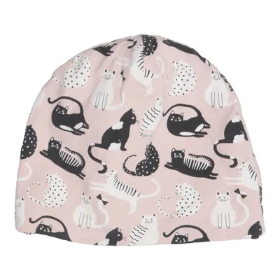 Beanie (Pink, Multicolored) from Lindex Cotton, Elastane