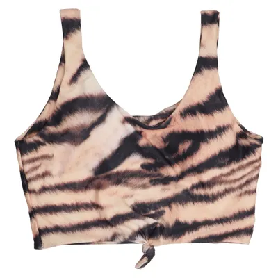 Bikini top (Brun, Sort) fra Zaful Elastan, Polyester
