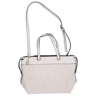 Handbag (Beige) from Puccini Polyester, Polyurethane