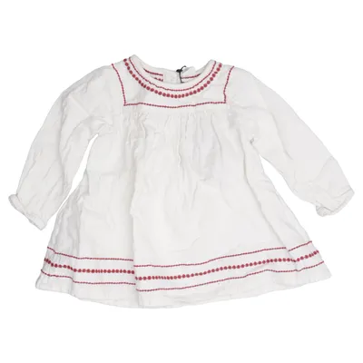 Kjole (Hvid) fra H&M Baby Bomuld