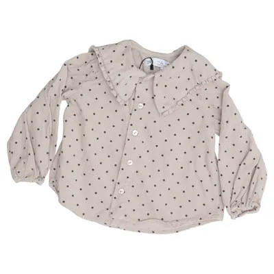 Bluse (Beige) fra Zara Bomuld
