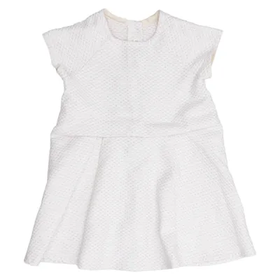 Klänning (Vit, Rosa) från Benetton Baby Bomull, Polyamid, Polyester, Viskos