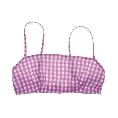 Bikini top (Lila, Wit) van Weekday Polyester, Elastaan
