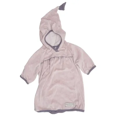 Robe à capuche (Rose) de Okker-Gokker Coton biologique, Polyester