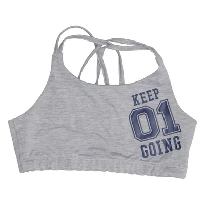 Brassière (Gris) de Phelix Sports Élasthane, Polyester