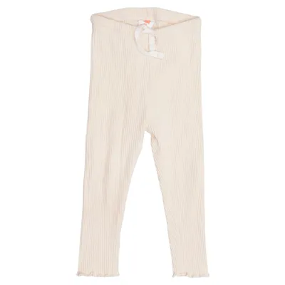 Legging (Beige) de Hema Élasthane, Coton biologique