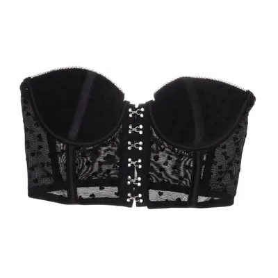 Bustier (Svart) från Fashion Nova Elastan, Nylon