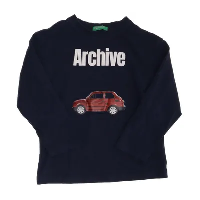 Lange mouwen shirt (Blauw) van United Colors of Benetton
