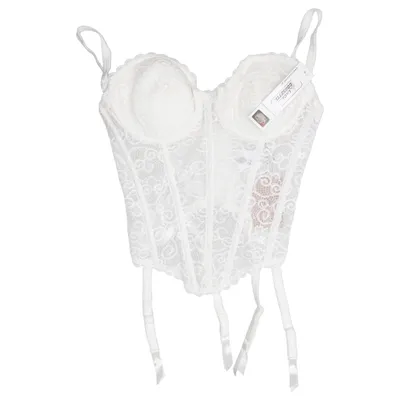 Bustier (Blanc) de Livco Corsetti Élasthane, Polyamide