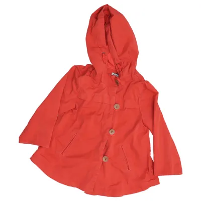 Duffle coat (Rouge) de Zara BabyGirl Coton, Élasthane