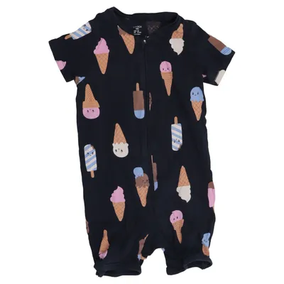 Barboteuse (Noir, Multicolore) de Lindex Baby Coton