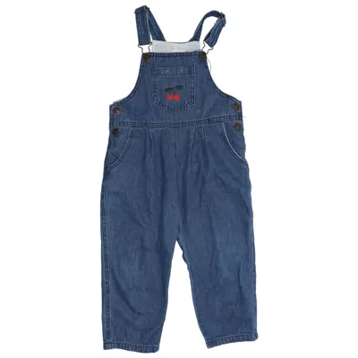 Salopette (Bleu) de Konges Sløjd Coton biologique, Polyester