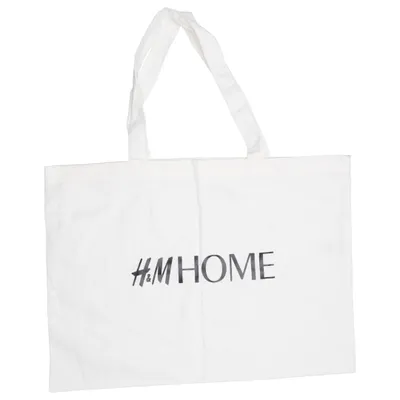 Canvas bag (White) from H&M Home