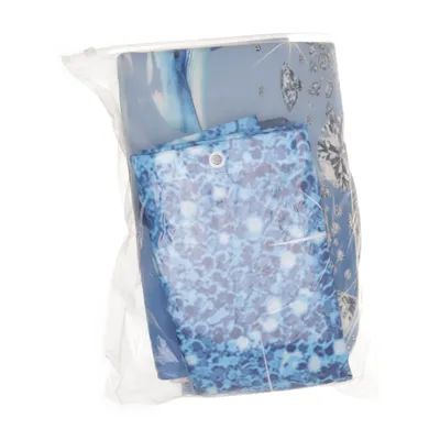 Douchegordijn (Blauw, Meerkleurig)
