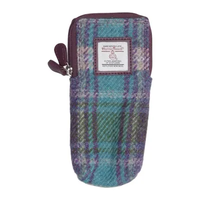 Toilet bag (Blue, Purple, Multicolored) from Harris Tweed