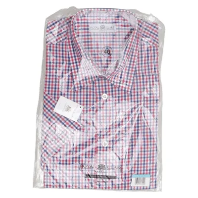 Chemise (Rouge, Bleu, Blanc) de Royal class Coton, Polyester