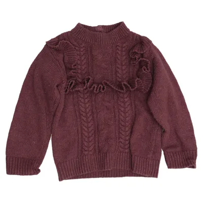 Pull-over (Violet) de H&M Acrylique, Coton, Polyamide, Polyester