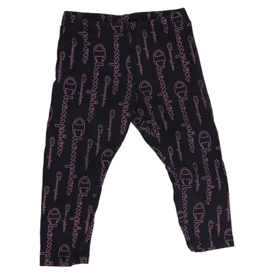 Leggings (Zwart, Roze) van Champion Katoen, Elastaan