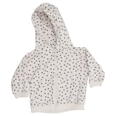 Capuchon sweater (Beige, Zwart) van Mini Market Katoen, Elastaan