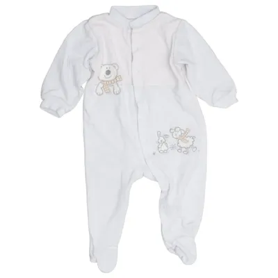 Rompers (White, Multicolored) from TCM Cotton, Polyester
