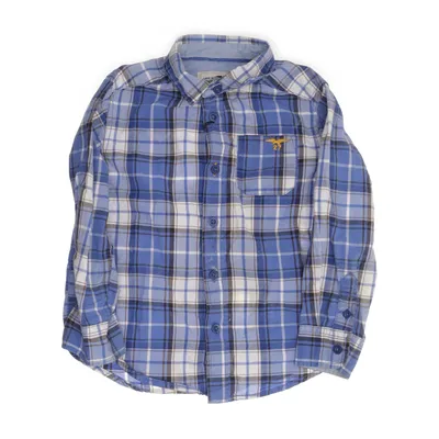 Flanellskjorta (Blå, Vit, Grå) från Hampton Republic Bomull