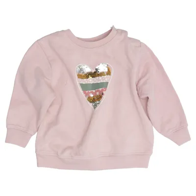 Sweatshirt (Roze) van Lupilu Katoen, Polyester