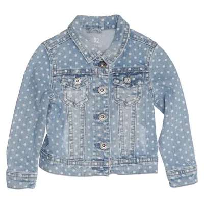 Jeansjacke (Blau, Weiß) von Seppälä Kids Baumwolle, Elasthan