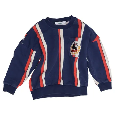 Sweatshirt (Blue, Red, White) from Mini Rodini Cotton