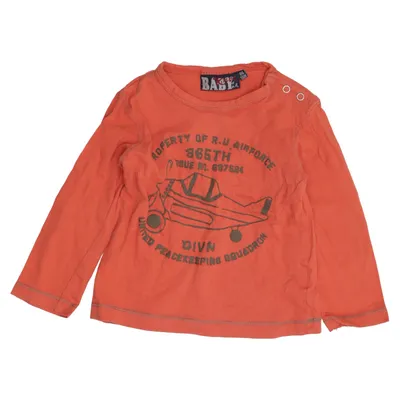 T-shirt à manches longues (Orange) de Knot So Bad